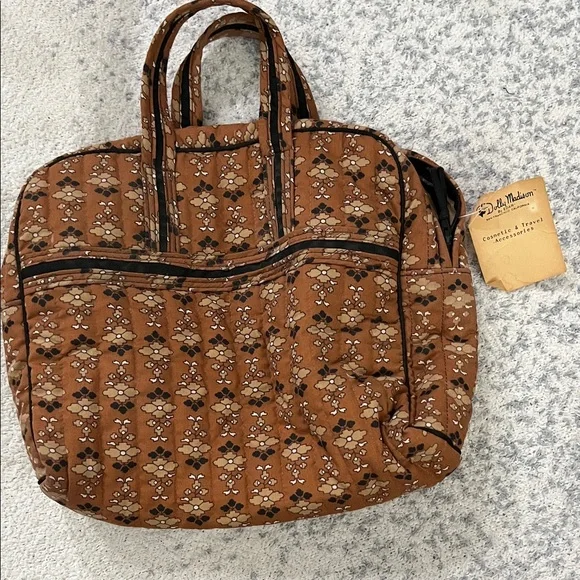 Vintage quilted travel bag from the Dolly Madison - Picture 1 of 7
